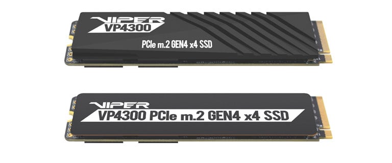 Patriot Viper VP4300 M.2 2280 1TB PCIe Gen4 x4 NVMe 2D NAND